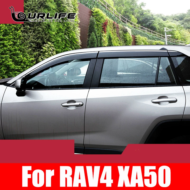 For Toyota RAV4 RAV 4 XA50 Window Visor Shelters Shades Sun Rain Deflector Guard Accessories