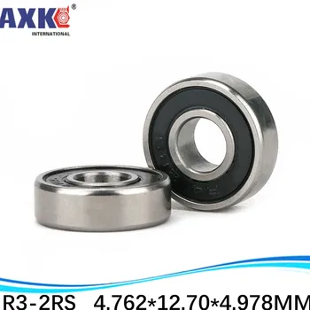 

Free shipping 20 pcs inch series rubber shielded ball bearing R3-2RS / R3RS 3/16 x1 /2 x 0.196 inch 4.762x12.70x4.978 mm
