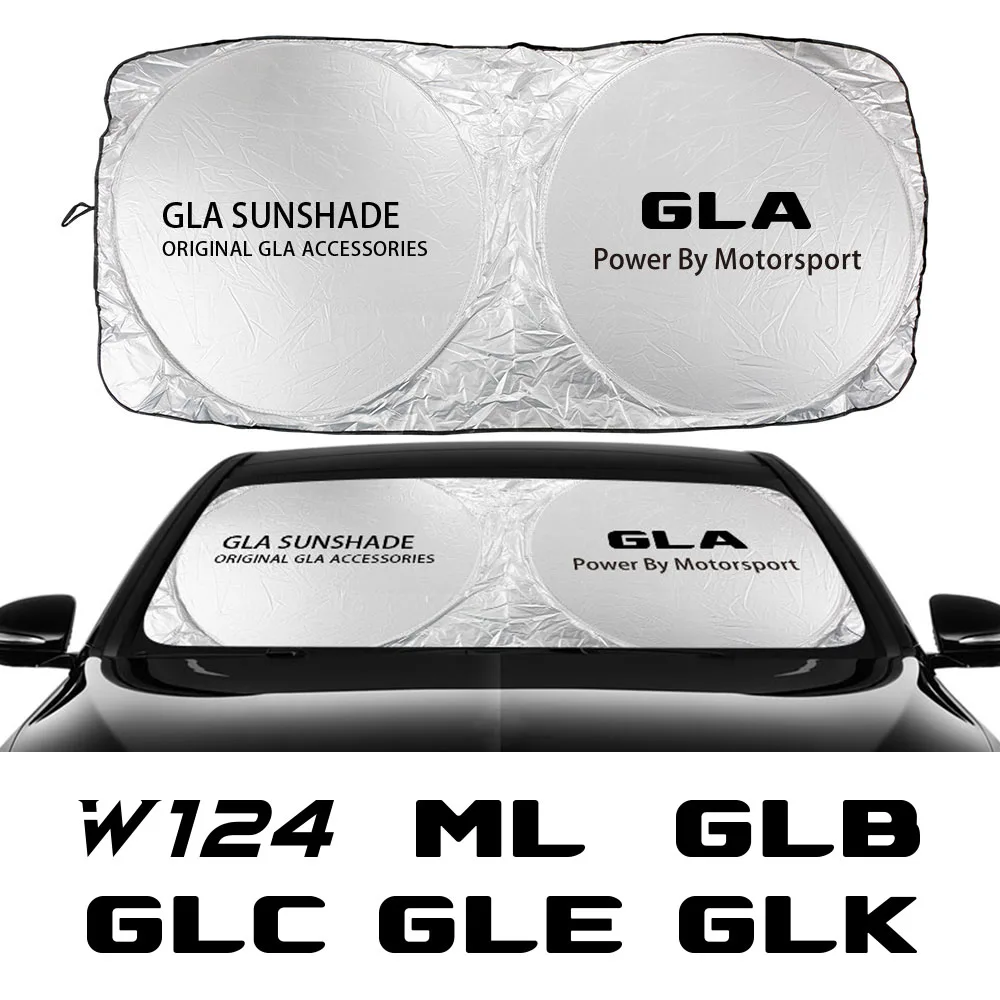 Car Windshield SunShade Cover For Mercedes W124 GLA-GLS GLC43 Anti UV