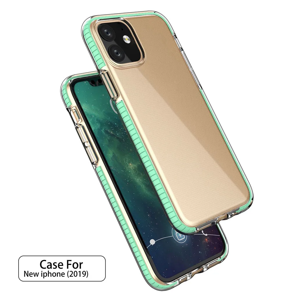 Чехол Mosunx из ТПУ с амортизацией и четырьмя углами для iPhone 11 6,1 дюймов и iPhone 11 Pro 5,8 дюймов Pro Max 6,5 Дюймов