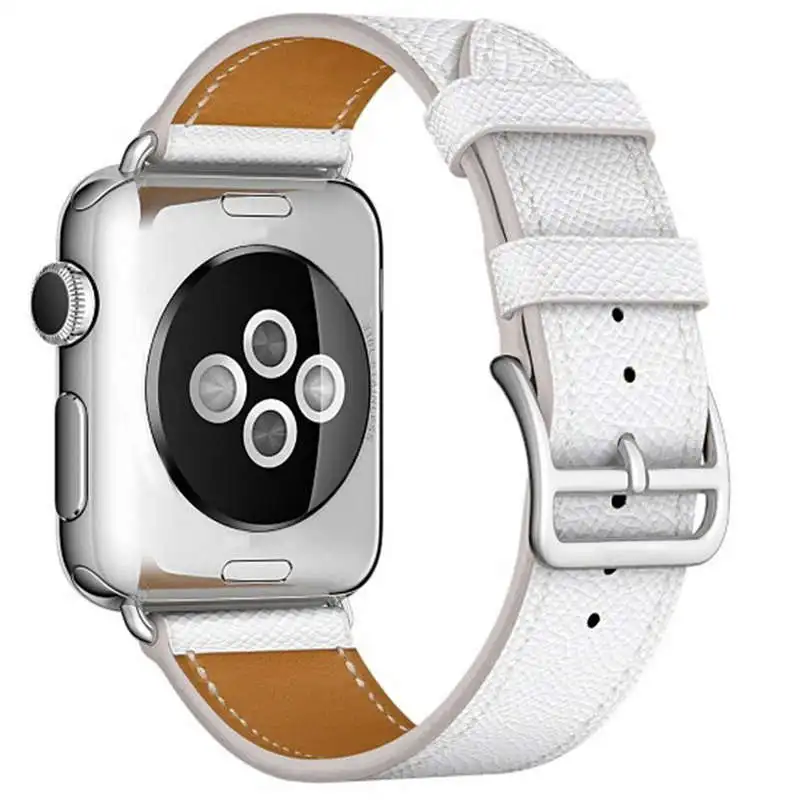 GL-G LOVERONY для часов из натуральной кожи шириной 38 мм 40 мм 42 44 мм для Apple Watch, версии 5/4/3/2/1 ремешок телячья кожа кожаный браслет Напульсники - Цвет: GL-G