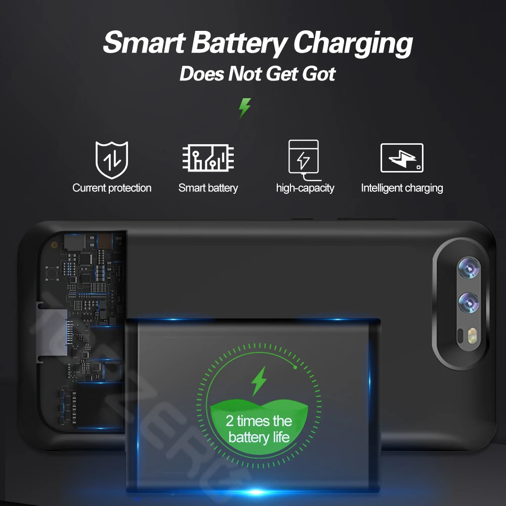 Чехол для зарядного устройства для huawei P20 Pro/mate 20X/View 10/P10/mate 9 power Bank чехол для зарядки телефона чехол для внешнего аккумулятора