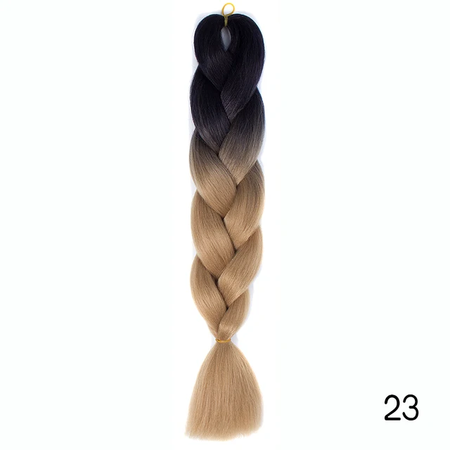 YXHAIR 100g 48 Inch Synthetic Jumbo Box Braids Expression Crochet Hair Extension for Women Pre Stretched Yaki Ombre B30
