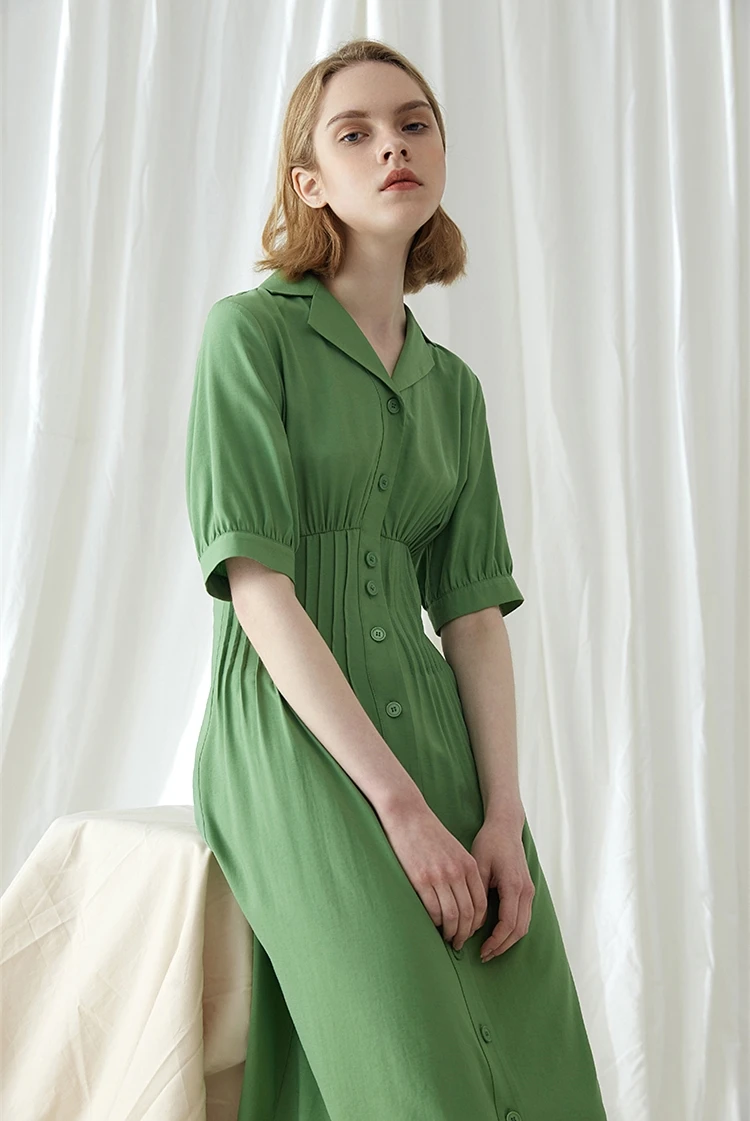 EASYSMALL, женское платье, модное, стиль кантри, авокадо, зеленое, высокого класса, Vestidos, вечерние, уличная одежда, высокая талия, короткие платья