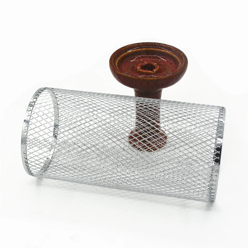 Metal Mesh Shisha Hookah Cover Waterpijp Gadget for Water Smoking Pipe Accessories 6