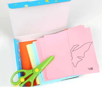 

3-6 Years Old Baby Books Paper-cutting Funmanual Training Manual Brain Ability Hand-made Books Children Thinking Games Libros