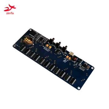 

zirrfa Electronic DIY kit in4 in8 in8-2 in12 in14 in16 in17 in18Nixie Tube digital LED clock gift circuit board PCBA, No tubes