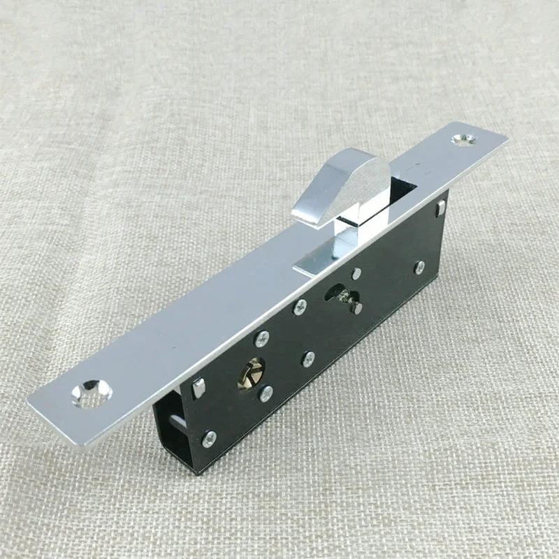 

Aluminum Sliding Door Hook Lock, Invisible Lock, Wooden Door, Photo Frame Glass Door, Cross Key, Durable