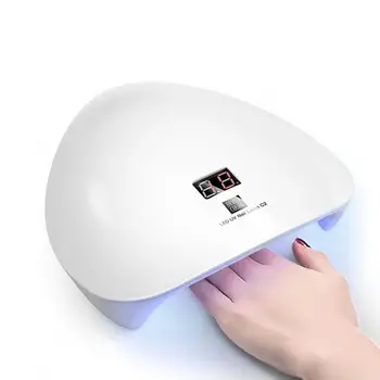 

Nail Phototherapy Machine 45W Smart Induction Nail Polish Phototherapy Glue Nail Art Light Therapy Baking Light Tools