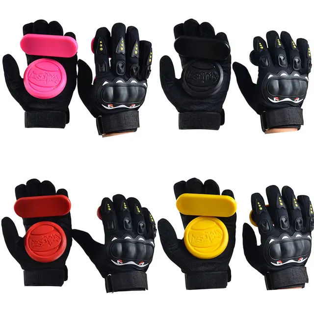 US $11.90 Skateboard 1 Pair Drift Glove Cycling Glove High Quality Gloves Durable Slider Longboard Armguard P