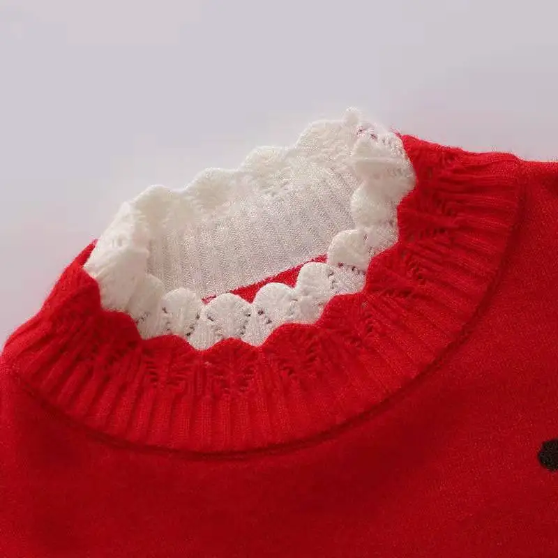 Детский свитер, Осень-зима, детский вязаный теплый пуловер, Свитера для девочек, вязаная одежда для 3, 4, 5, 6, 8, 10, 12, 14 лет
