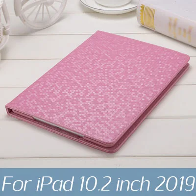 pink for iPad 10.2 Для iPad 10,2 чехол 7th поколения планшет в виде ракушки для iPad mini iPad 9,7 5th 6th Air 1 2 iPad mini 5 4, 2, 3, ремешок из искусственной кожи Smart Cover - Цвет: pink for iPad 10.2