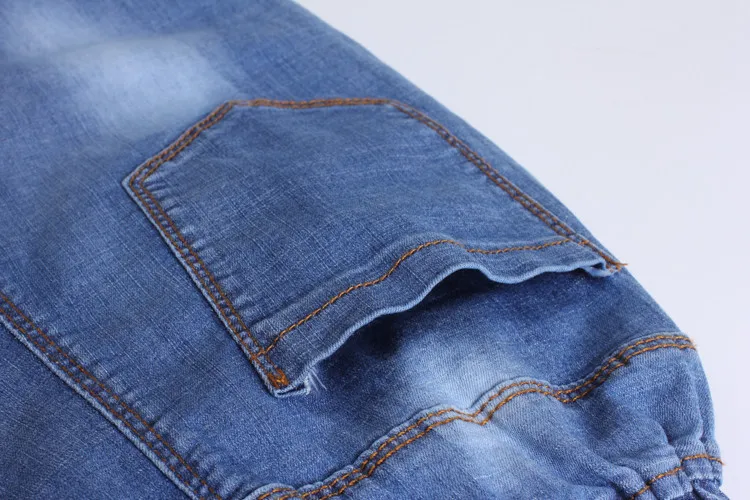 Summer New Style Childrenswear Crawler Children Knee-length Denim Shorts Korean-style Men's Children Shorts