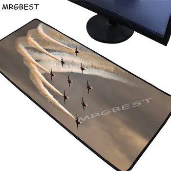 

MRGBEST Aircraft Painting HD Print Air Plane Mouse Pad Large Gaming Locking Edge Laptop Computer Gamer Speed Rubber Mat XXL