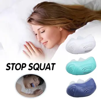 

Electric Silicone Anti Snore Nose Clip Mini Snoring Relieve Snoring Apparatus Aid Stopping Sleeping Breathing Guard Nose De L3I4