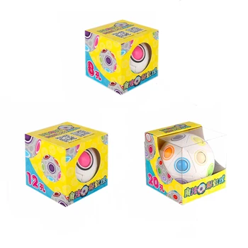 MOYU Rainbow Ball 8 12 20 otwory prędkość magiczna kostka klasyczne zabawki edukacyjne dla dzieci dorośli antystresowy zabawa Cube prezent tanie i dobre opinie CN (pochodzenie) MATERNITY 4-6y 7-12y 12 + y Z tworzywa sztucznego Mini Keep away from fire do not swallow Magiczna kostka w dziwnym kształcie