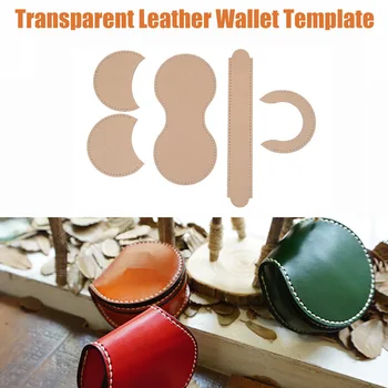 

Acrylic Edition Transparent Wallet Leather Craft Acrylic Wallet Bag Pattern Mold Template Tool DIY Handmade Leather Goods Tool