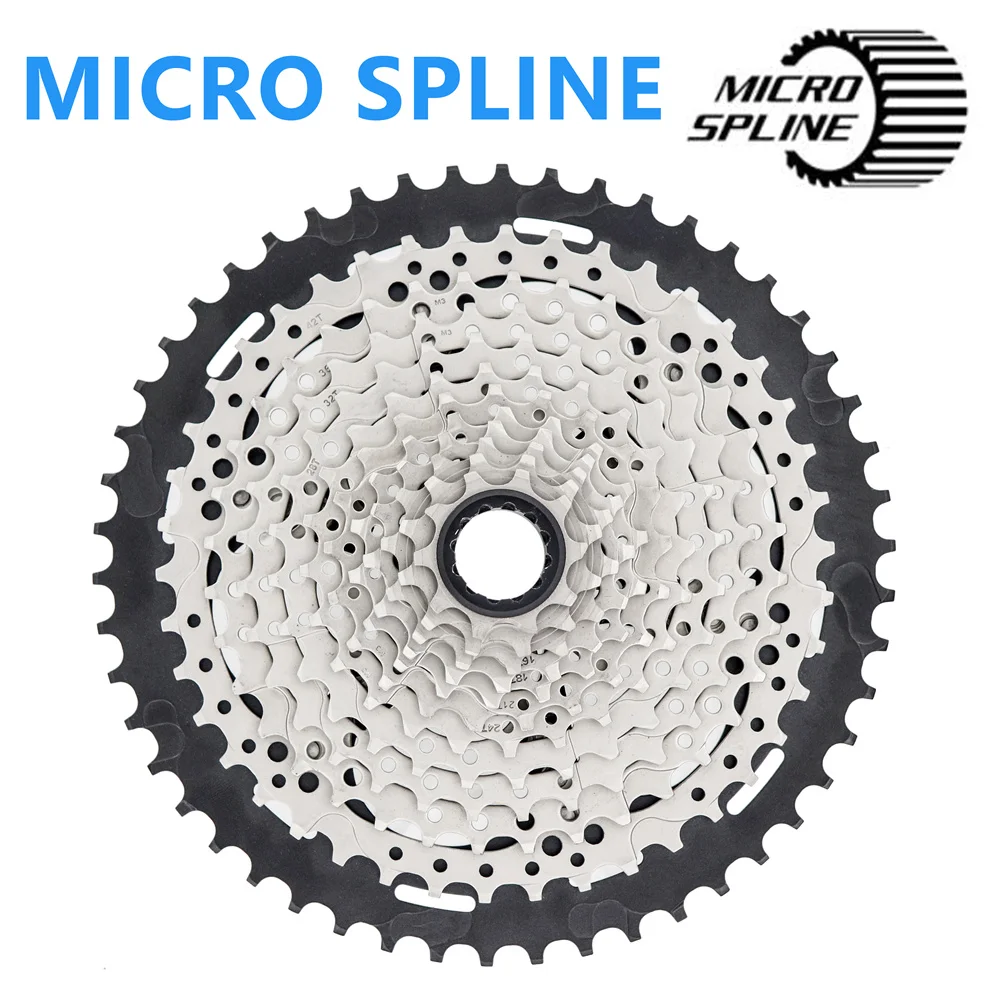 Кассета MTB 12 s Micro Spline 12-скоростной велосипедный свободный круг 10-50T/52T для Microspline