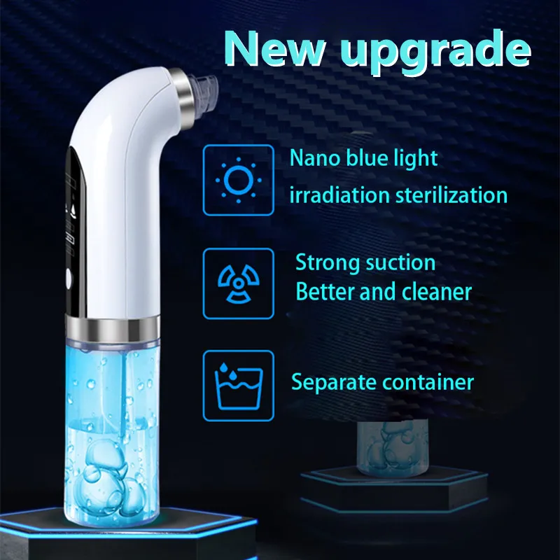 Electric Small Bubble Blackhead Remover USB Rechargeable Water Cycle Pore Acne Pimple Removal Vacuum Suction Facial Cleaner Tool - Image 4