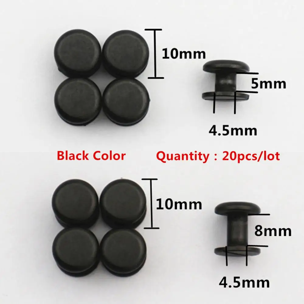 Винты из твердой латуни Бора черного цвета с античным серебряным никелевым