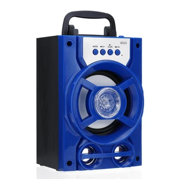 

Mayitr 1pc Wireless bluetooth 5.1 LED Light Loudspeaker Portable Stereo Music Surround Outdoor Speaker Support FM