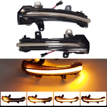 

LED Dynamic Turn Signal Light Side Mirror Indicator Flowing Water Blinker For Nissan Klcks P15 Note E12 bluebird Lannia Sylphy