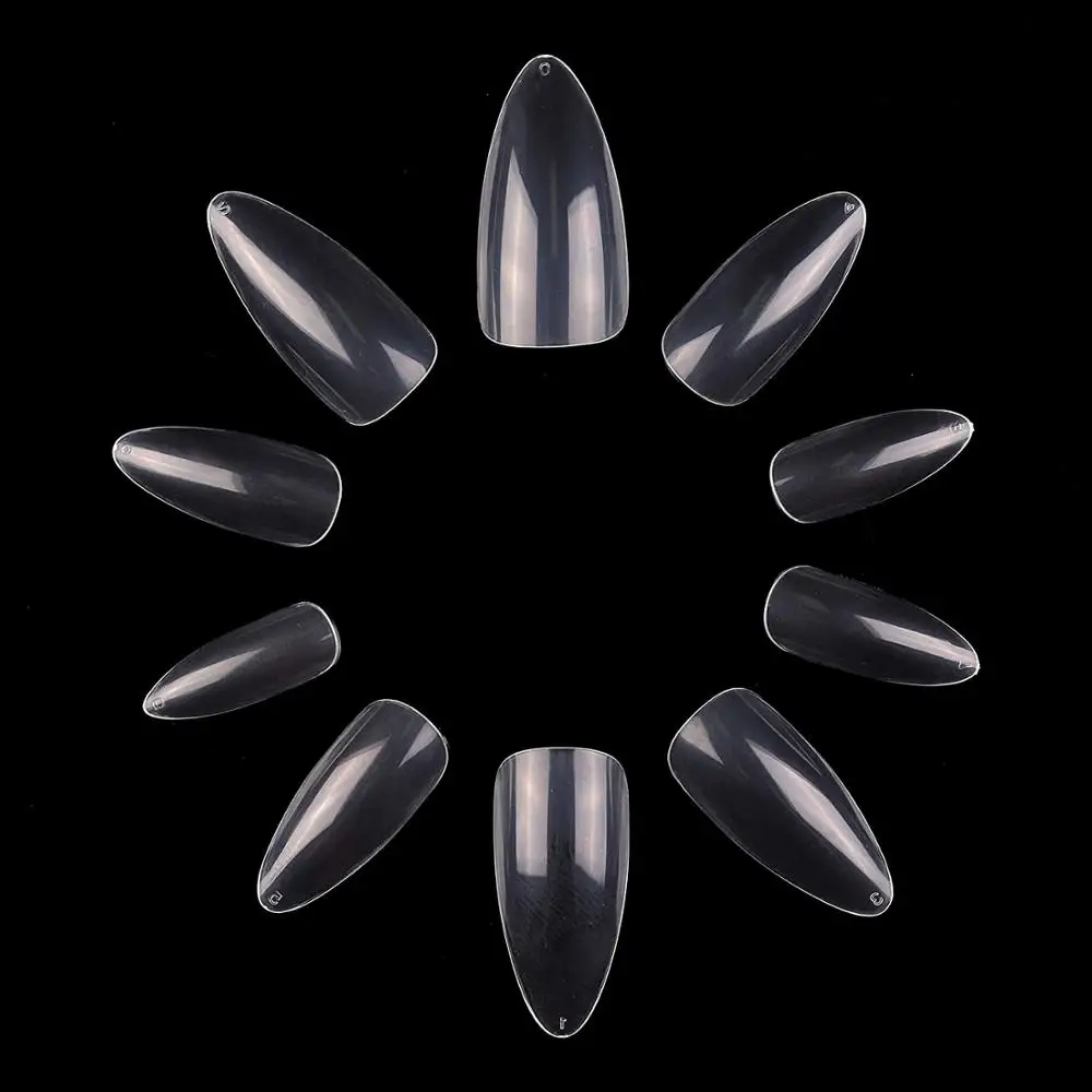 Makartt Stiletto Nail Tips, 500pcs Full Cover False Nails Clear Press on Nails Acrylic Nail Tips Clear Tips for Acrylic Nails Makartt Stiletto Nail Tips, 500pcs Full Cover False Nails Clear Press on Nails Acrylic Nail Tips Clear Tips for Acrylic Nails
