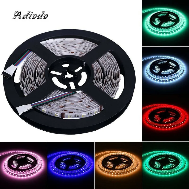 Светодиодная лента 5V 5050 RGB для телевизора и ноутбука с подсветкой, светильник с пультом дистанционного управления 44key