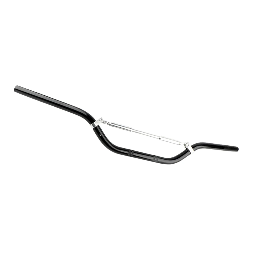 7/8" Motorcycle Handlebar Drag Bar Handle Bars＆Grips 80cm Black for Harley
