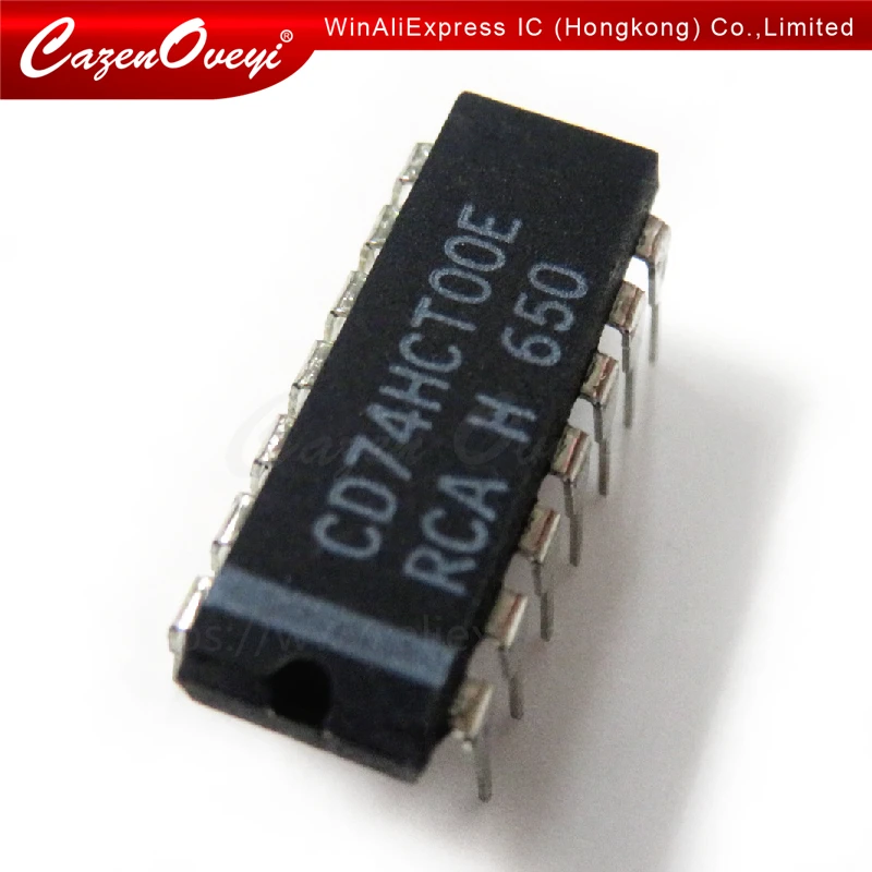 10 шт./лот SN74HCT00N CD74HCT00E 74HCT00 DIP-14 Новый оригинал в наличии | Электронные компоненты и