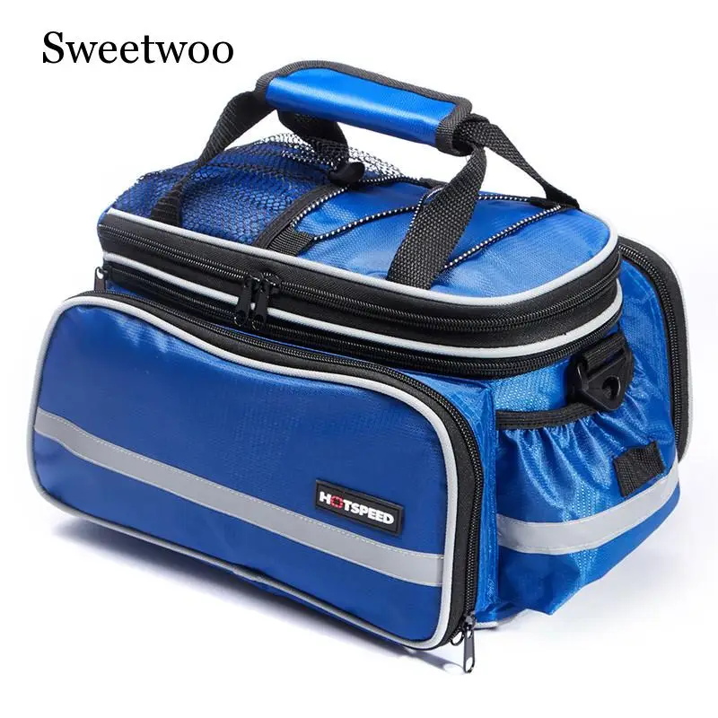 SWEETWOO открытый горный держатель для велосипеда сумка для верховой езды ударопрочная верблюжья Сумка водонепроницаемая походная велосипедная задняя упаковка - Цвет: blue