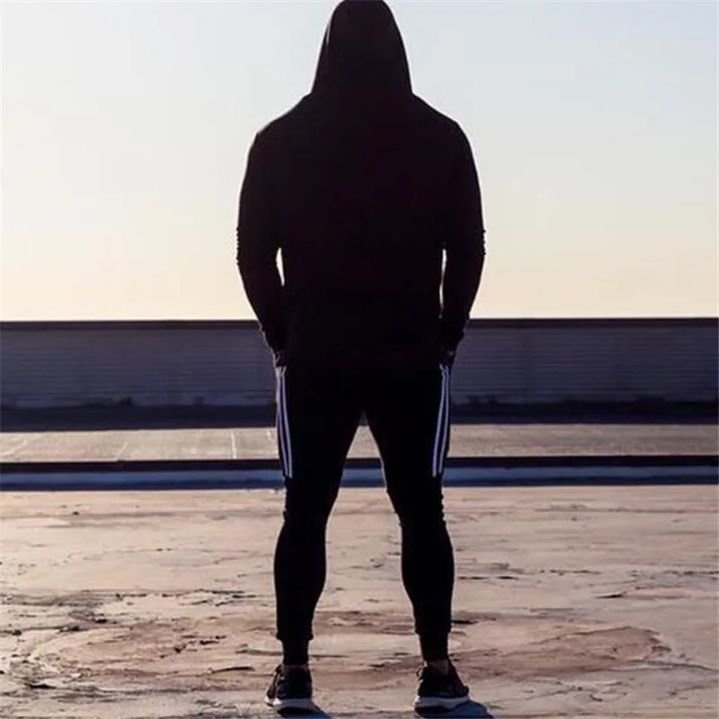 Новые мужские спортивные штаны в стиле хип-хоп, весенние мужские спортивные штаны для фитнеса, длинные штаны-шаровары в полоску