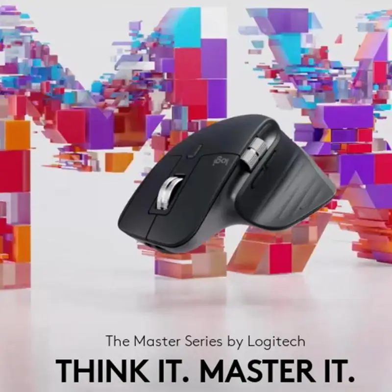 Игровая мышь logitech MX Master3, 2,4 ГГц, Bluetooth, 4000 dpi, регулируемая, беспроводная, двойной режим, скорость потока, мыши для дома и офиса