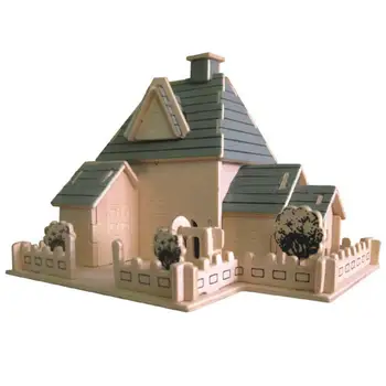 

Children Kindergarten Early Childhood Toys Puzzle House Three-dimensional Puzzle Creative Baby Birthday Gift