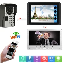 Cheap APP Control Fingerprint Password Unlock Video Intercom 7 Inch LCD Wifi Wireless Video Door Phone Doorbell Visual Intercom System Cheap APP Control Fingerprint Password Unlock Video Intercom 7 Inch LCD Wifi Wireless Video Door Phone Doorbell Visual Intercom System