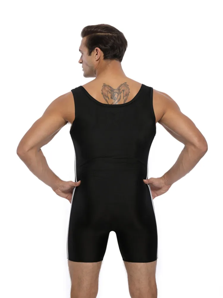 Men's Swimsuits Sexy One-piece Exercise And fitness Swimming Trunks Super Elastic Drying Water Sports Bikini