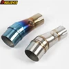 Stainless Steel Motorcycle Exhaust Muffler Link Pipe for Kawasaki Z250 Z300 NINJA 250R NINJA 300 Motorbike Exhaust Adapter Pipe