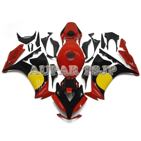 В комплекте ABS литья под давлением рамы кузова для Honda CBR1000RR 2012 13 14 15 для детей возрастом 12, 13, 14, 15, 16 1000RR красного и желтого цветов Набор для черного корпуса
