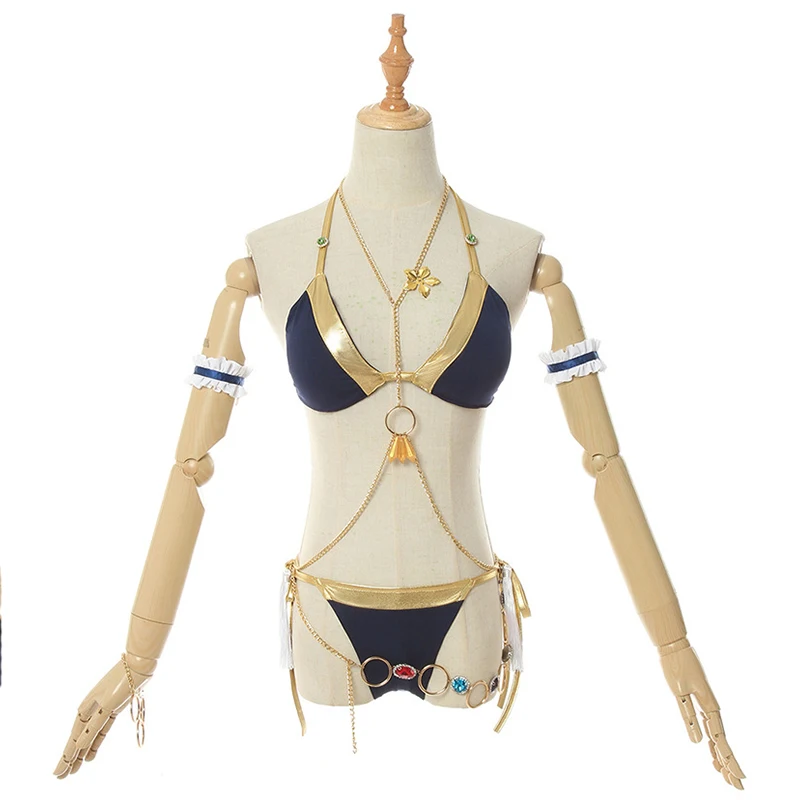 Игра FGO Fate Extra Fate Grand Order, маскарадные костюмы Tamamo no Mae, маскарадный костюм для девочек, женская одежда, бикини, купальник для взрослых