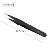 MEISHENJIE 1PC Stainless Steel Curved Straight Eyebrow False Eyelash Tweezers Nail Art Extension Makeup Tool Eeyelashes Tweezers 3