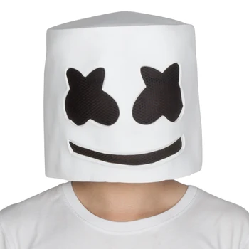 

Patygr Funny DJ Latex Mask Raves/Festivals Adult Halloween Helmet Cosplay Music Party Props Halloween Costume