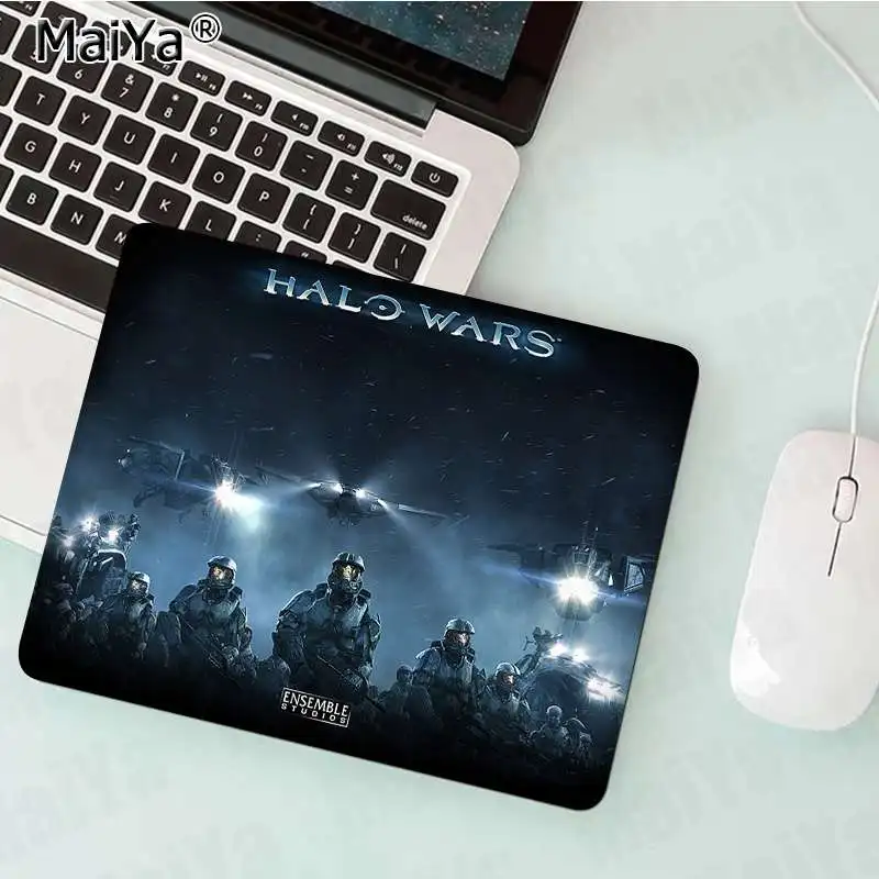 Maiya Новые поступления Halo 4 прочный резиновый коврик для мыши резиновый ПК компьютерный игровой коврик для мыши - Цвет: Not Lock Edge18x22cm