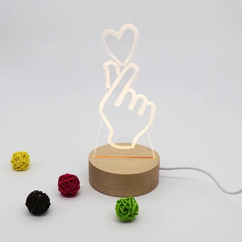 

Wholesale 3D Wooden Led Bed Light