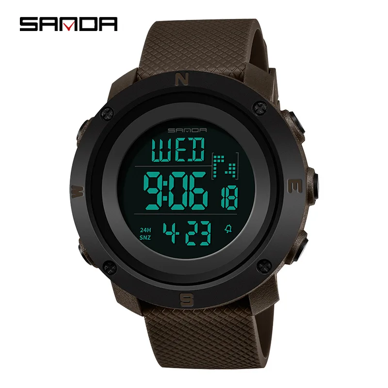C Reloj Hombre, светодиодный, цифровые, женские часы, Роскошные, аналоговые, цифровые, для улицы, военные, спортивные, светодиодный, водонепроницаемые, спортивные часы, Reloj Mujer - Цвет: C