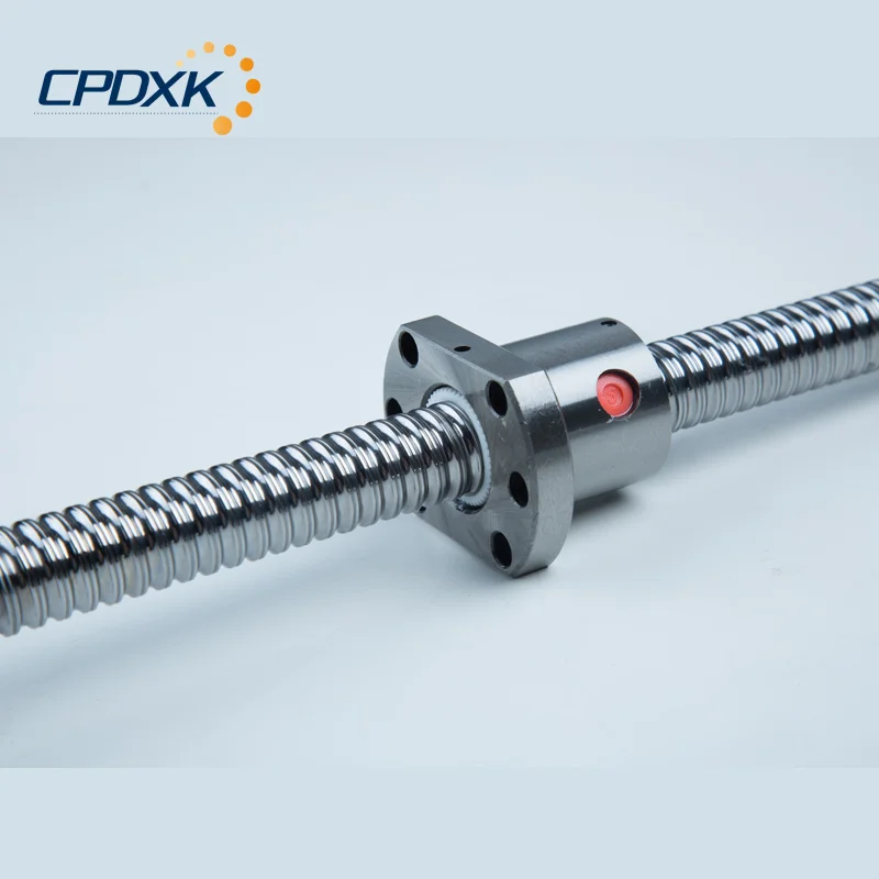 

CNC Rolled Ball screw 2505 Length 250-1150mm single 2505 ball screw rail with end machining + 1pc single ball nut