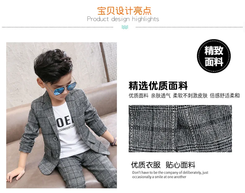 Baby Boy Suit Kids Blazers For Christening Boy Formal Wedding Suit 4 6 8 10 12 Fato Menino Casamento Costume Mariage Enfant