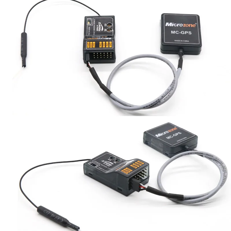  MicroZone MC E7S E7V 24G 7CH Controller Sender mit E7 Empfänger Mc-GPS Radio System für SU27 RC flu
