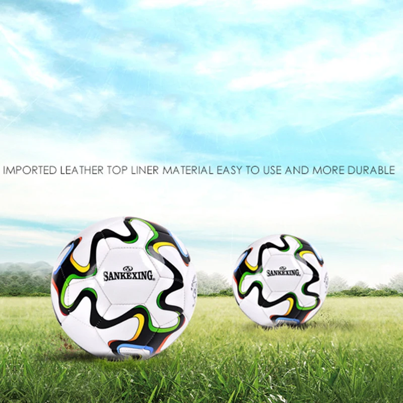 Новый высококачественный размер 5 футбольный искусственная кожа для