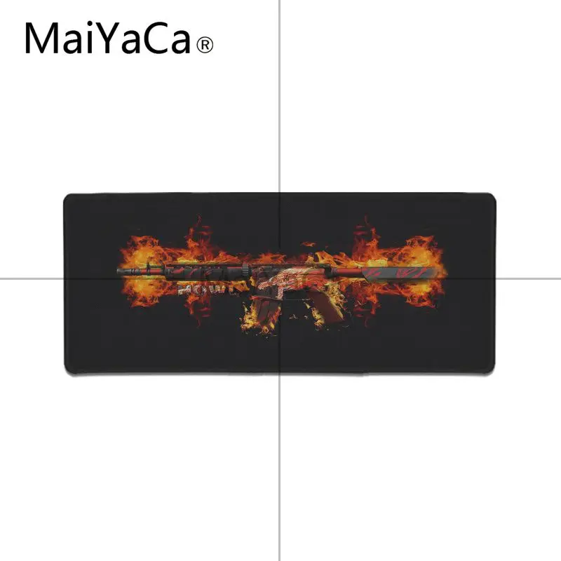 MaiYaCa Нескользящие ПК запасные части для ружья Csgo коврик для мыши геймерская игра коврики большой игровой коврик для мыши Коврик для клавиатуры