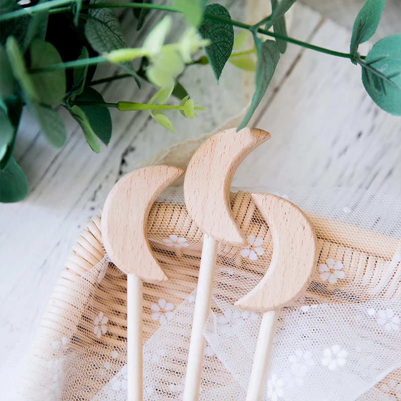 2pcs Baby Wooden Star Toys Diy Teether Baby Magic Wands Toys Play Gym Magic Wands Rod Rodent Toy Birthday Gifts For Girl Kids 2pcs Baby Wooden Star Toys Diy Teether Baby Magic Wands Toys Play Gym Magic Wands Rod Rodent Toy Birthday Gifts For Girl Kids